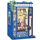 Kit DIY Book Nook CUTEBEE Miniature House com sensor de luz LED Kit DIY Book Nook CUTEBEE Miniature House com sensor de luz LED
