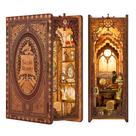 Kit DIY Book Nook Kit CUTEBEE Bookshelf Insert Decor 3D Puzzle