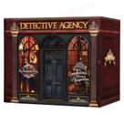 Kit DIY Book Nook Kit, quebra-cabeça de madeira, tema da agência de detetives