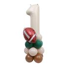 Kit DIY da Balloon Tower First Year Down American Football Theme