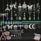 Kit DIY de Captadores de Luz Worgree com 460 Peças de Cristal