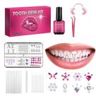 Kit DIY de Strass para Dentes com Cristais e Acessórios 120+ Peças