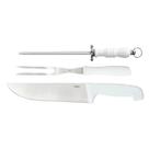 Kit do Assador - Faca, Garfo e Chaira 003310 MOR Kit do Assador - Faca, Garfo e Chaira 003310 MOR
