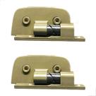 Kit -Dobradiça Automatica Para Box De Banheiro AL C/2 Bronze Kit -Dobradiça Automatica Para Box De Banheiro AL C/2 Bronze