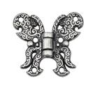 Kit Dobradiça Borboleta Papilon 4 Peças Decoração P/ Caixas Mdf