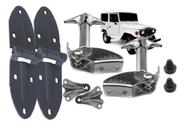 Kit Dobradiça Presilha Fecho Capo Toyota Bandeirante