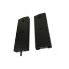 Kit dobradiça superior + inferior jumbo para porta pivotante de vidro temperado blindex - Preto (zamak)