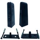 Kit- Dobradiças AL 1103A 1101A + Buchas AL 1201A 1013A Preto