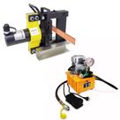 Kit Dobrador Hidráulico Portátil CB150D Barramento de Cobre até 150mm + Bomba Hidráulica Elétrica