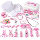 Kit Doctor Phobby durável para crianças com estetoscópio, 27 unidades