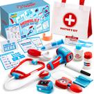 Kit Doctor Play-Act Play-Act para crianças com bolsa de 16 peças para mais de 3 anos