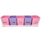 Kit Doçura 5 Porta objetos Dello Papelaria Criativa