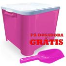 Kit Dog Ultracompra Canister 15Kg com Pá Rosa Kit Dog Ultracompra Canister 15Kg com Pá Rosa