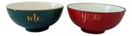 Kit Dois Bowls Em Porcelana Cumbuca Tigela Cereais Caldos Kit Dois Bowls Em Porcelana Cumbuca Tigela Cereais Caldos