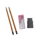 kit Dois Lapis Tabuada + Um Apontador Com Reservatorio + Uma Borracha Preta Mercur kit Dois Lapis Tabuada + Um Apontador Com Reservatorio + Uma Borracha Preta Mercur