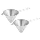 Kit Dois Passador Chinoy Profissional 20cm Aço Inox Weck