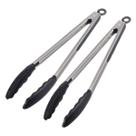 Kit Dois Pegadores com Ponta de Silicone Preto 30cm