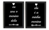 Kit Dois Quadros Decoração Quarto De Casal Kit Dois Quadros Decoração Quarto De Casal