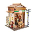 Kit Dollhouse DIY, mini loja de conveniência japonesa com LED Kit Dollhouse DIY, mini loja de conveniência japonesa com LED