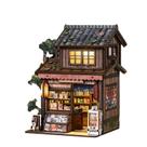 Kit Dollhouse DIY Spring Grocery Store com LED de 17 cm multicolorido Kit Dollhouse DIY Spring Grocery Store com LED de 17 cm multicolorido
