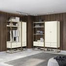Kit Dormitorio 3 Portas 8 Gavetas e 3 Cabideiro Industrial