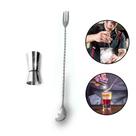 Kit Dosador + Colher Bailarina C/ Garfo Profissional Barman