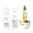 Kit Dove Bond Repair - Shampoo 350ml + Cond 250ml + Máscara + Óleo Bifasico Kit Dove Bond Repair - Shampoo 350ml + Cond 250ml + Máscara + Óleo Bifasico