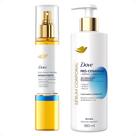 Kit Dove Hidratante Pró-ceramidas: Óleo Sérum Deo Corporal 150ml e Sérum Deo Hidratante 380ml