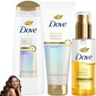 Kit Dove Óleo Sérum Bifasico Bond Intense Repair Milagroso Bio-Protein Care Cabelos Danificados
