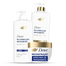 Kit Dove Reconstrução Shampoo Aminoácido 600ml + Condicionador 600ml + Máscara de Tratamento 10 em 1 270g Kit Dove Reconstrução Shampoo Aminoácido 600ml + Condicionador 600ml + Máscara de Tratamento 10 em 1 270g