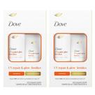 Kit Dove Uv Repair & Glow +Ferúlico Shampoo 350ml + Condicionador 150ml - 2 Unidades Kit Dove Uv Repair & Glow +Ferúlico Shampoo 350ml + Condicionador 150ml - 2 Unidades