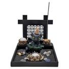 Kit Dragão Baby Incensário Cascata Com Base Oriental Altar