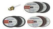 Kit Dremel Ez728 Mini P/ Retífica Corte Ez Lock C/ 11 Peças 2615E728AB