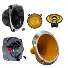 Kit driver tweeter unlike 500 + corneta alumínio reparos cor:amarelo Kit driver tweeter unlike 500 + corneta alumínio reparos cor:amarelo