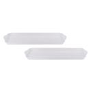 Kit Duas Bandeja Retangular de Melamina 30,5 x 15 x 2,2 cm WECK Kit Duas Bandeja Retangular de Melamina 30,5 x 15 x 2,2 cm WECK