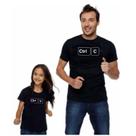 Kit Duas Camiseta Infantil e Masculino