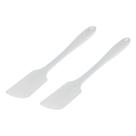 Kit Duas Espátulas Retas Profissional Branca Weck
