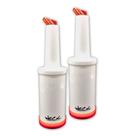 Kit Duas Garrafas Store'n Pour 1 Litro Vermelha Weck