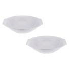 Kit Duas Saladeira Redonda de Melamina c/ alça ø 25 x 5,6 cm WECK