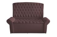 Kit Dubaí Cabeceira De Cama Box Casal E Recamier Baú Solteiro 90 cm Suede Rosê Do Lar Móveis