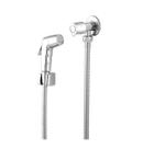 Kit Ducha Higiênica Chuveirinho Cromada C/ Suporte 1/4 Volta ABS Higo Kit Ducha Higiênica Chuveirinho Cromada C/ Suporte 1/4 Volta ABS Higo