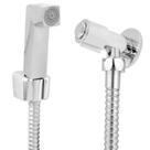 Kit Ducha Higiênica Completa Banheiro Engate Flexível Inox 2,00m + Gatilho Quadrado + Registro Kit Ducha Higiênica Completa Banheiro Engate Flexível Inox 2,00m + Gatilho Quadrado + Registro