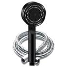 Kit Ducha Lavatório Alta Pressão Preto Para Salão De Beleza E Mangueira Flexível 1/2''