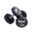 Kit Dumbbell PU Everlast Inox De 14kg - Par