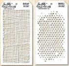 Kit Duo de Estênceis NOVOS JOGOS ORDER Tim Holtz Burlap Bubbles Kit Duo de Estênceis NOVOS JOGOS ORDER Tim Holtz Burlap Bubbles