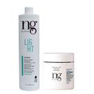 Kit Duo Ng De France Shampoo Light Cabelos Finos e Oleosos 1l + Máscara Hidratação Capilar Light 500g