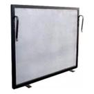 Kit Duo Para Lareira - Tela 40x60 E Grelha Pequena Casa Chale