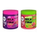 Kit duplinha de Gelatinas Melancia e Uva todecacho Kids