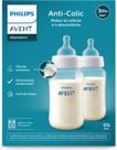 Kit Duplo Mamadeira Clássica 330ml Anti-colic - Nacional
