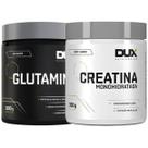 Kit Dux Creatina Pura Monohidratada 300g + Glutamina Dux 300g